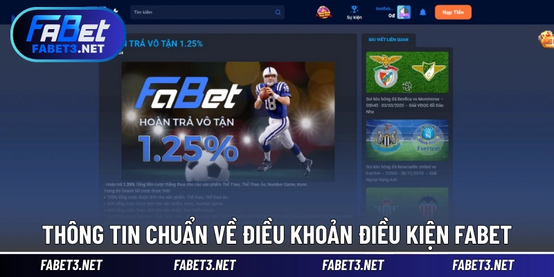 Thông tin chuẩn về điều khoản điều kiện FABET